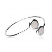 Bratara fixa argint cu opal DiAmanti ALOPB008-AS